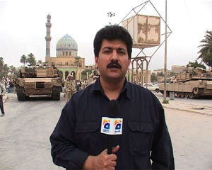 Hamid Mir as a Reporter