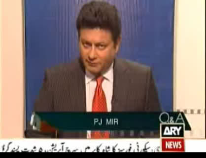 Pervez Mir in his Show,