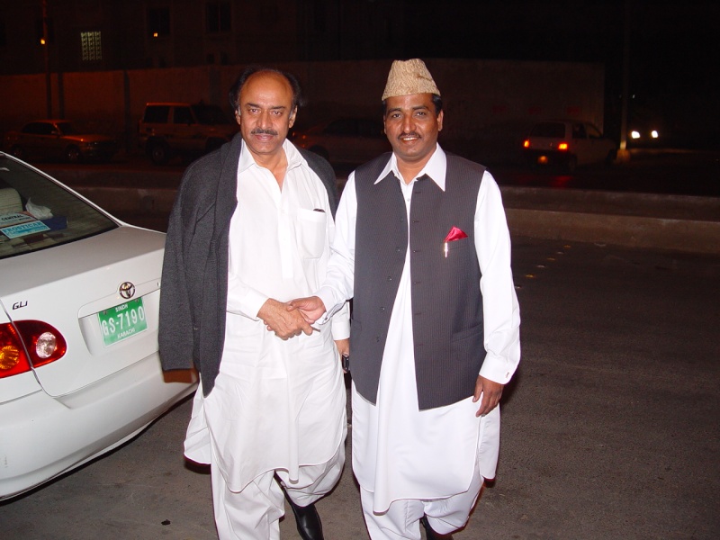 Khursheed Ahmad With Friend,