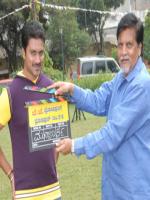 Aditya (Kannada actor) durring shooting