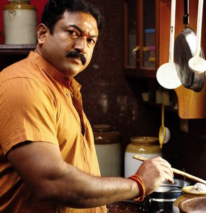 Baburaj (actor) at home