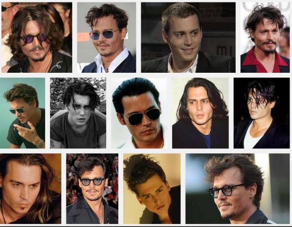 Johnny Depp Hair Styles