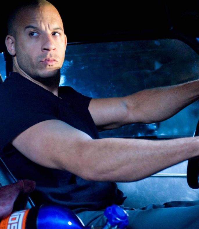 Vin Diesel Photo of Driving Car