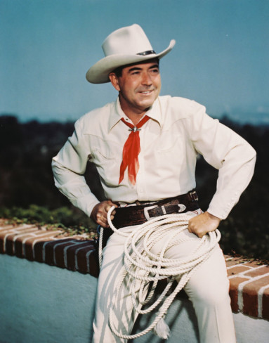 Johnny Mack Brown in action