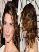 Sandra Bullock unique hair style