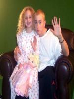 Eminem with her daughter