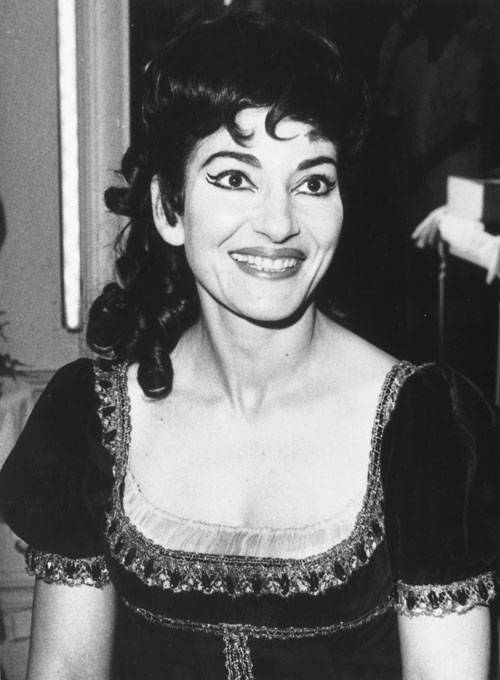 Maria Callas American-born Greek soprano
