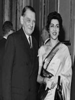 President Iskander Mirza with his wife