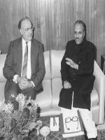 Muhammad Zia-ul-Haq with German Mission