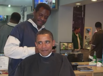 Barack Obama At Saloon