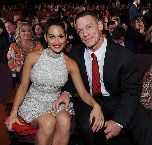 John Cena and His Wife on Award Day