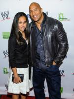 Dwayne The Rock Johnson Daughter in 2013