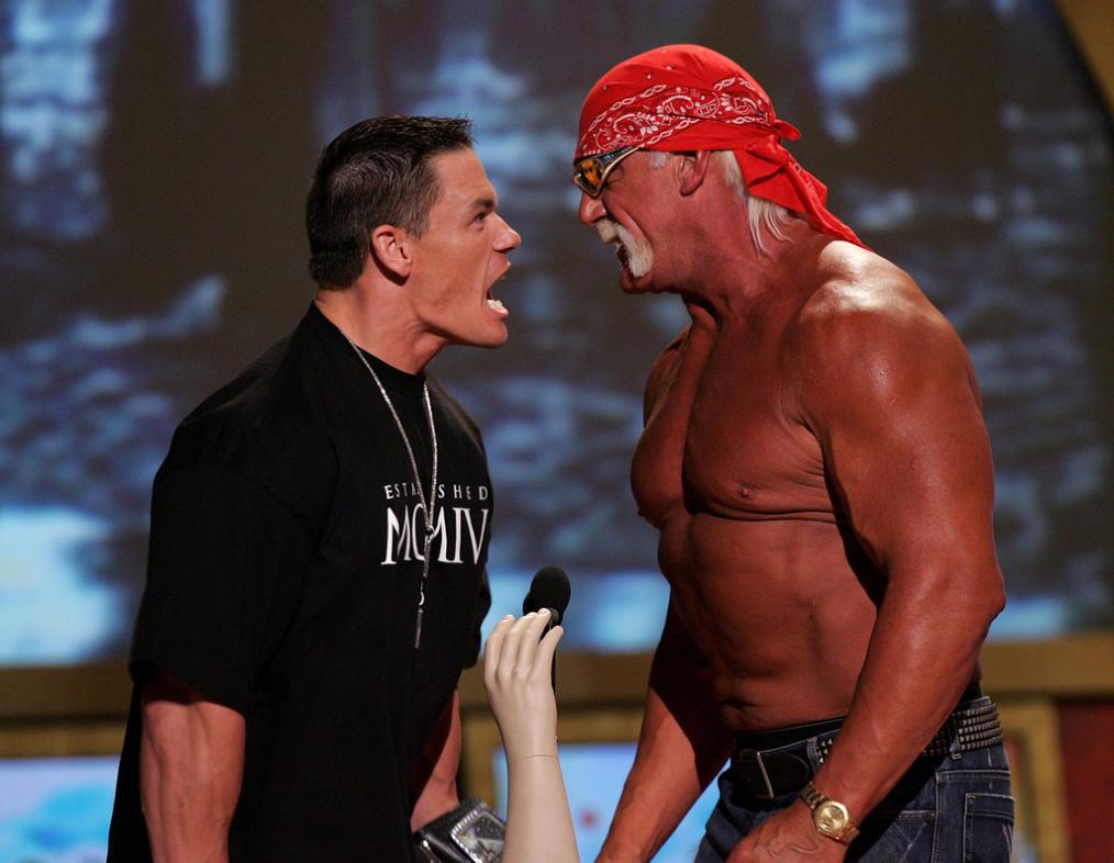 Hulk Hogan with John Cena Wallpaper