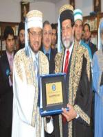 Distributing Awards and Degrees at UMT's sixth convocation by Mian Muhd soomro