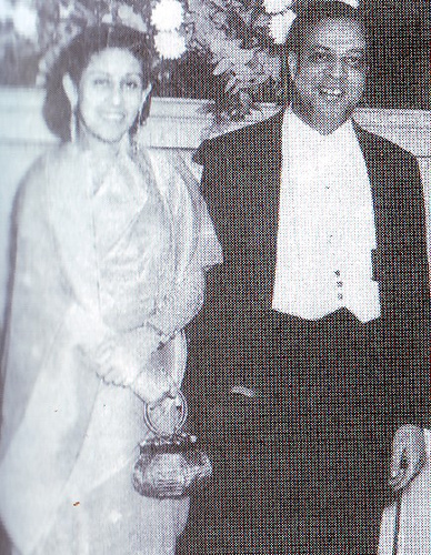 Muhammad Ali Bogra with his wife