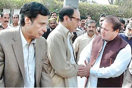 Chaudhry Shujaat Hussain Meet with Nawaz Sharif