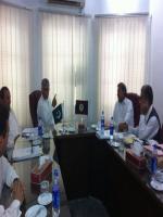 Engr. Hamid ul Haq meeting with VC Peshawer University