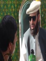 Sardar Muhammad Yousaf with media