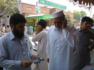 Sahibzada Tariq Ullah with youth