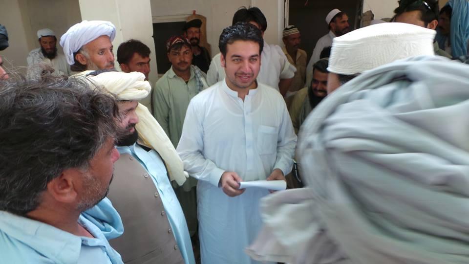 Qaisar Jamal with party members
