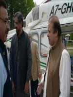 Shahid Khaqan Abbasi with Nawaz Sharif