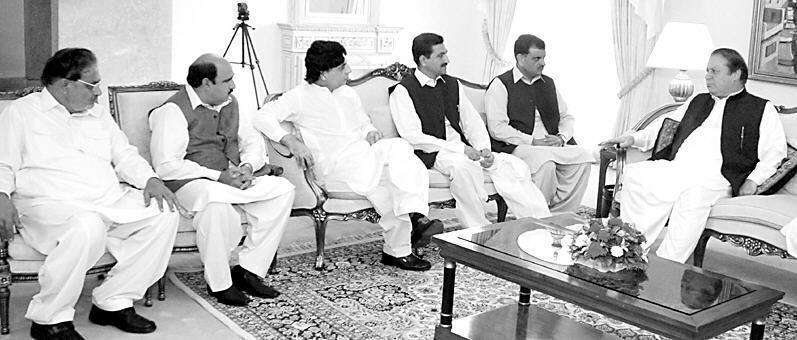 Raja Muhammad Javed Ikhlas With PM