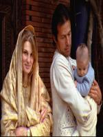 Imran Khan with wife Jamima and Son