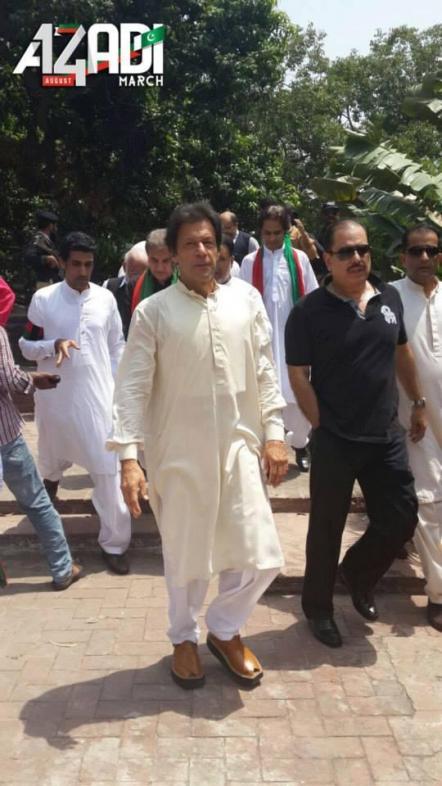 IMRAN KHAN at Azadi March