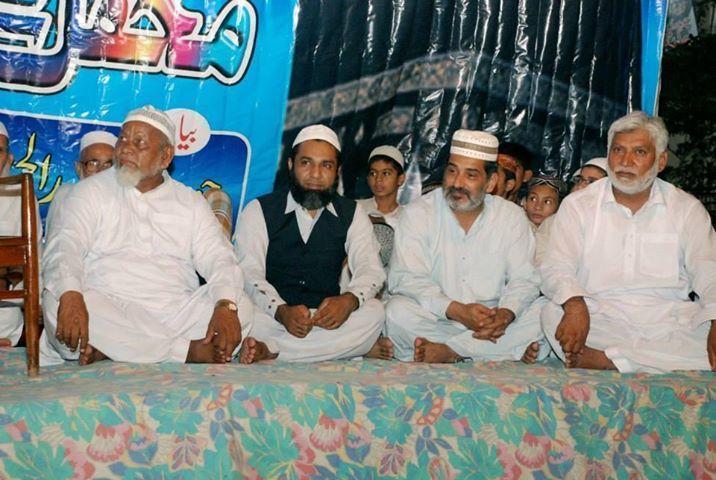 Ch Hamid Hameed is sitting in Mehfil e Naat