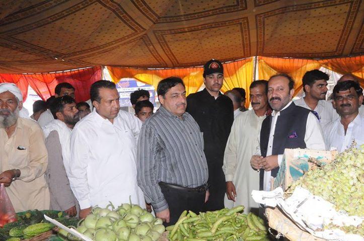 Choudhry Muhammad Shahbaz Babar visit Market