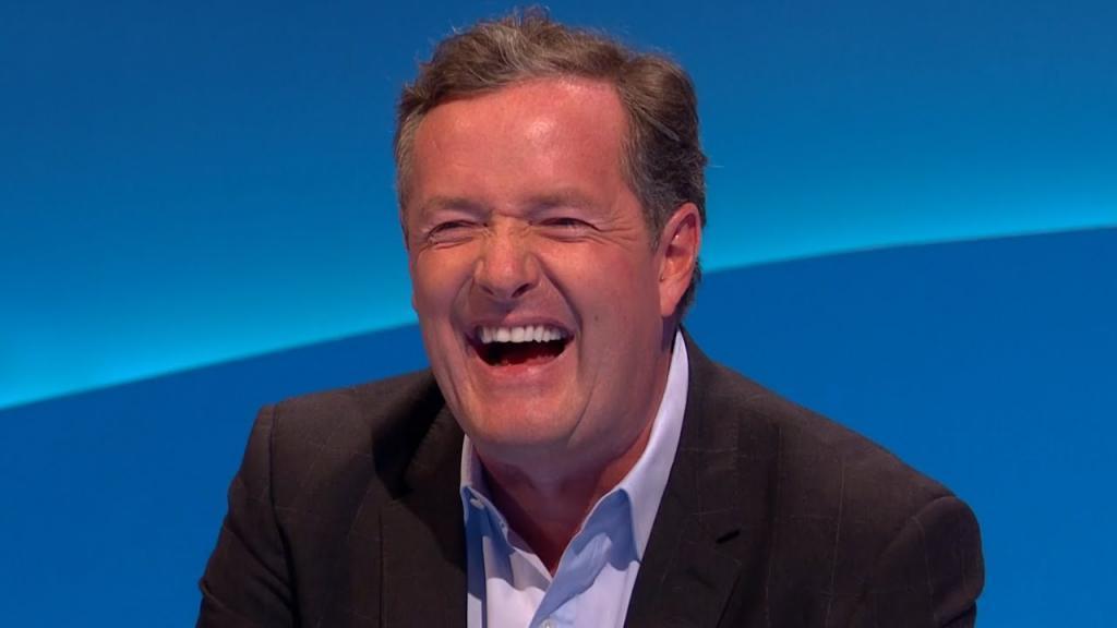 Piers Morgan Laughter on Live TV