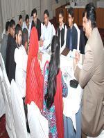 Engr Khurram Dastgir Khan with youth Parliment