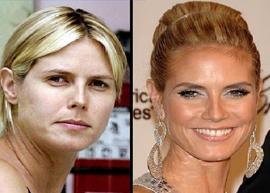 Heidi Klum without makeup