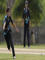 Diana Baig In Fielding at Karachi Stadium