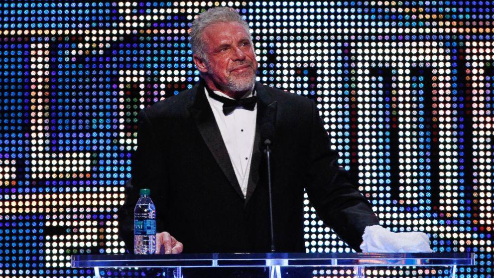 The Ultimate Warrior During Hall of Fame 2014