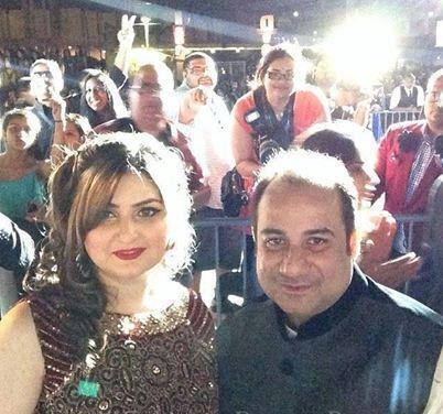 Rahat Fateh Ali Khan and His Wife