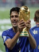 Fabio Grosso With Winning Trophy