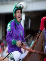 Victor Espinoza while riding Hourse