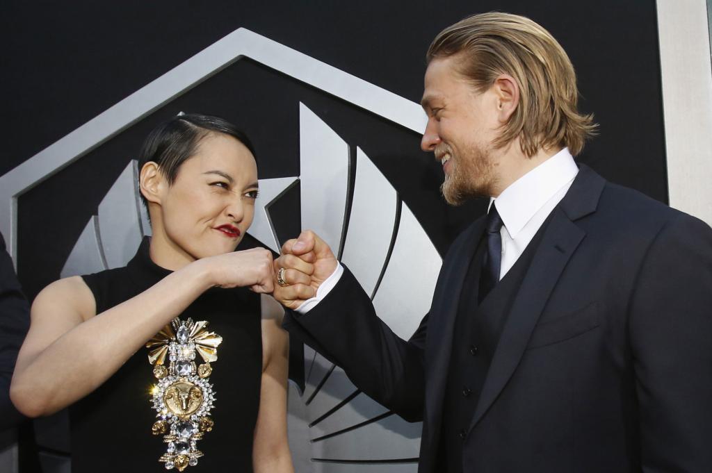 Rinko Kikuchi and Charlie Hunnam