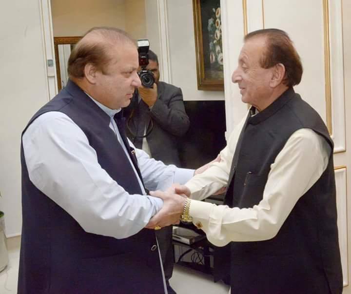 Nawaz Sharif Meet with Mir Ghazanfar ali Khan