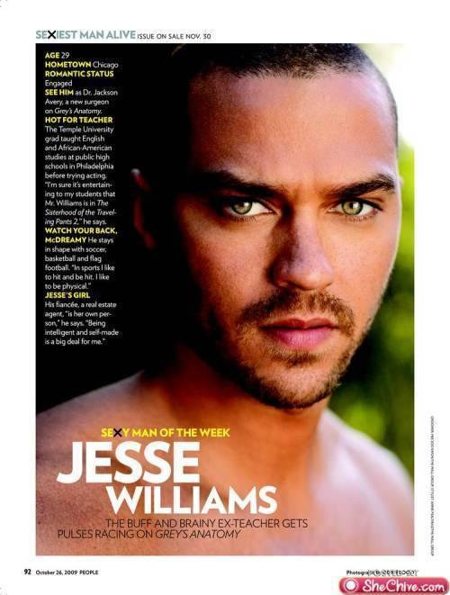 Jesse Williams on Magazine