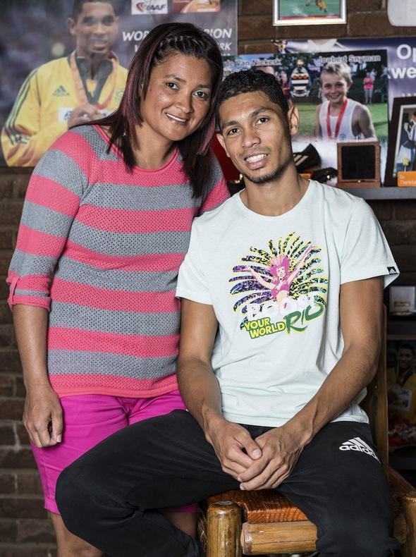 Wayde van Niekerk and His Mother