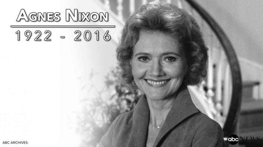 Agnes Nixon Died in 2016