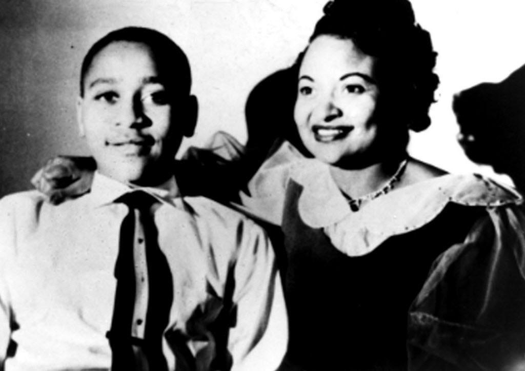 Emmett Till Case with his mother