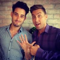 Lance Bass engaged with Michael Turchin