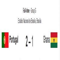 Portugal  vs Ghana:  Match Summary and Facts