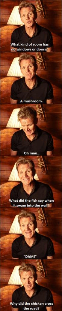 Gordon Ramsay joking aroundâ€¦