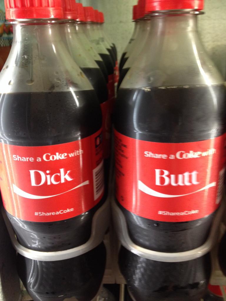 Share a Coke, let it be done.