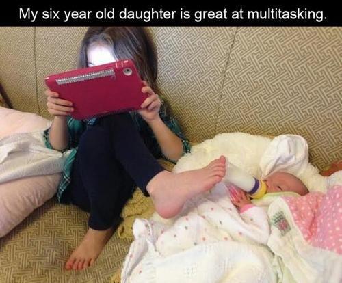Great multitasking... LOL