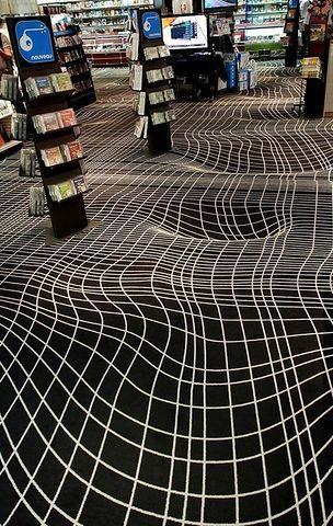 this floor is perfectly flat..i would look like a complete idiot walki